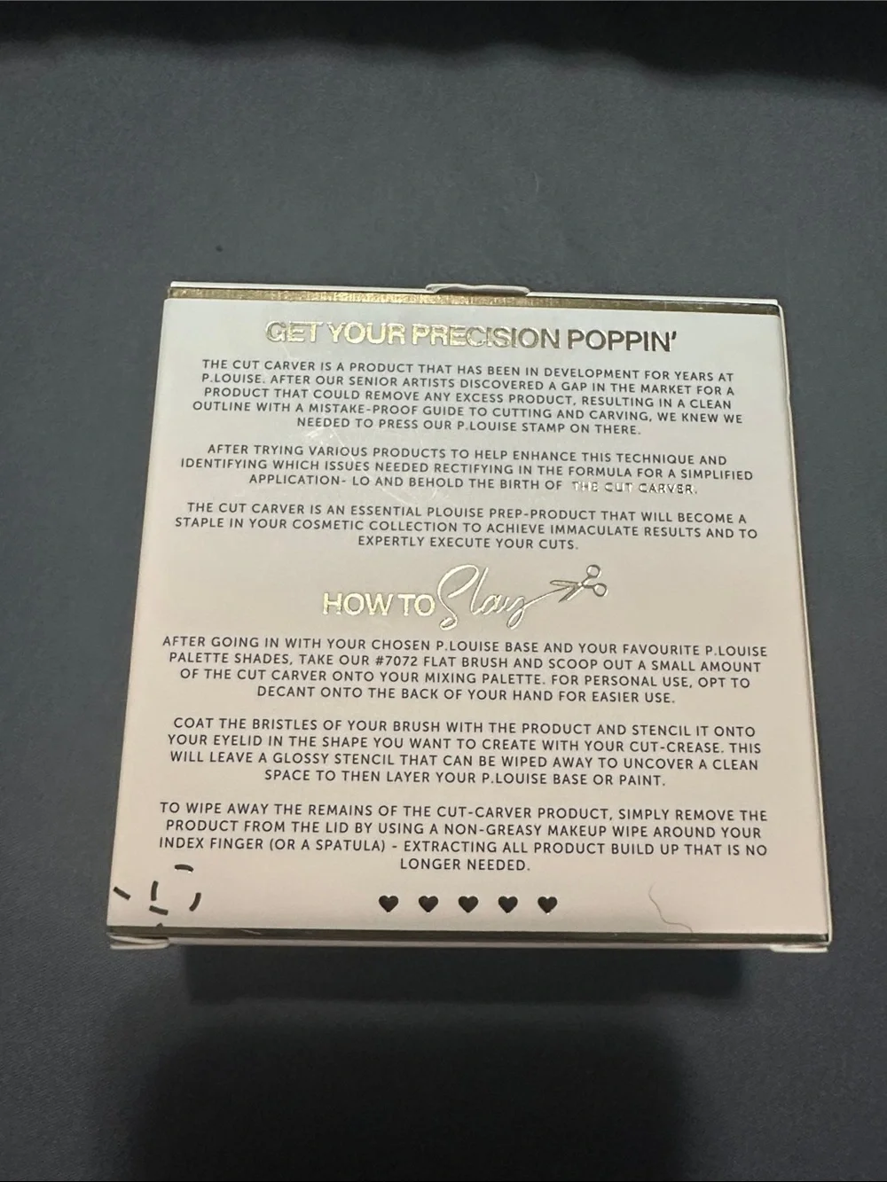 Louis Vuitton Pink and Gold Eyeshadow Palette